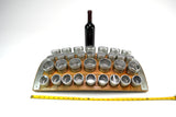 Wine Barrel Stave Magnetic Spice Rack - Kirpi - Made from retired California wine barrels 100% Recycled!