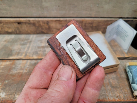 Grapevine Money Clip Made from Retired Opus 1 Cabernet California Grape Vine 100% Recycled + Ready to Ship! 121722-2