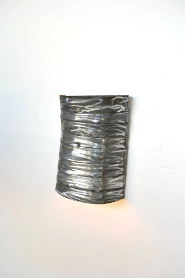 Wine Barrel Ring Wall Sconce - Pestera - made from retired Napa wine barrel rings - 100% Recycled!