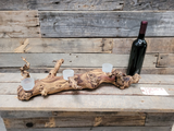 Grapevine Candle Holder Made from Retired Duckhorn Cabernet California grapevines - 100% Recycled!  092322-10