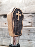 Coffin Wine Stopper - Karstas - Made from retired Napa California wine barrels. 100% Recycled!