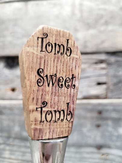 Coffin Wine Stopper - Karstas - Made from retired Napa California wine barrels. 100% Recycled!