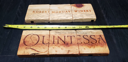 Wine Crate Coasters - Kret - Made from retired wine crates 100% Recycled!