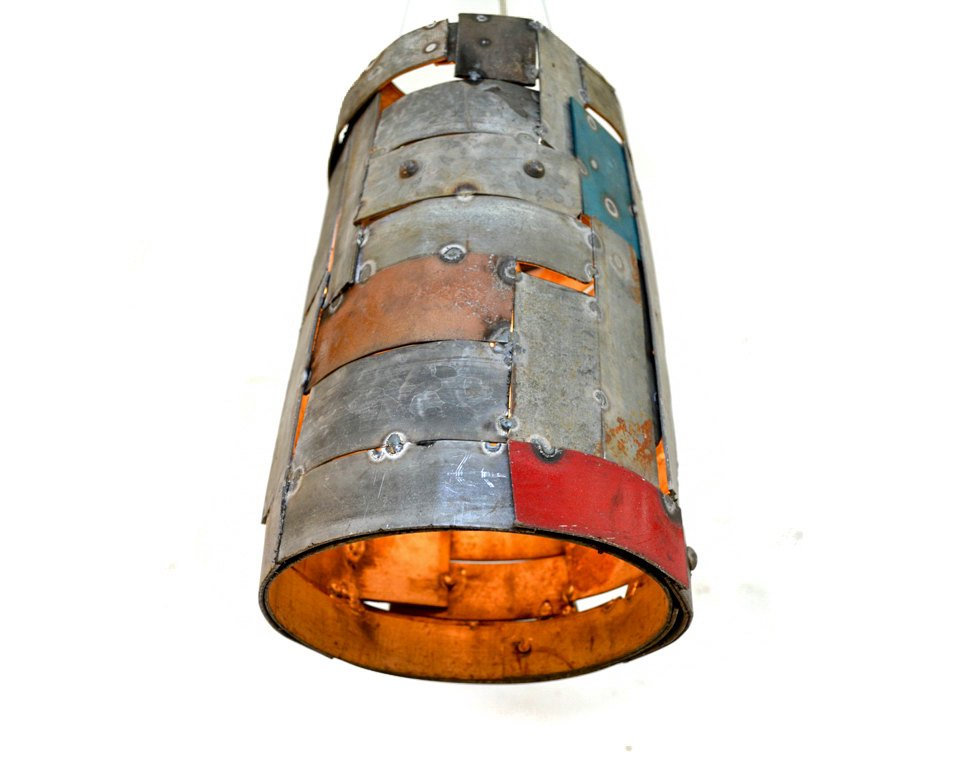 STUDIO Collection - Mini Mad Max -  Wine Barrel Ring Pendant Light 