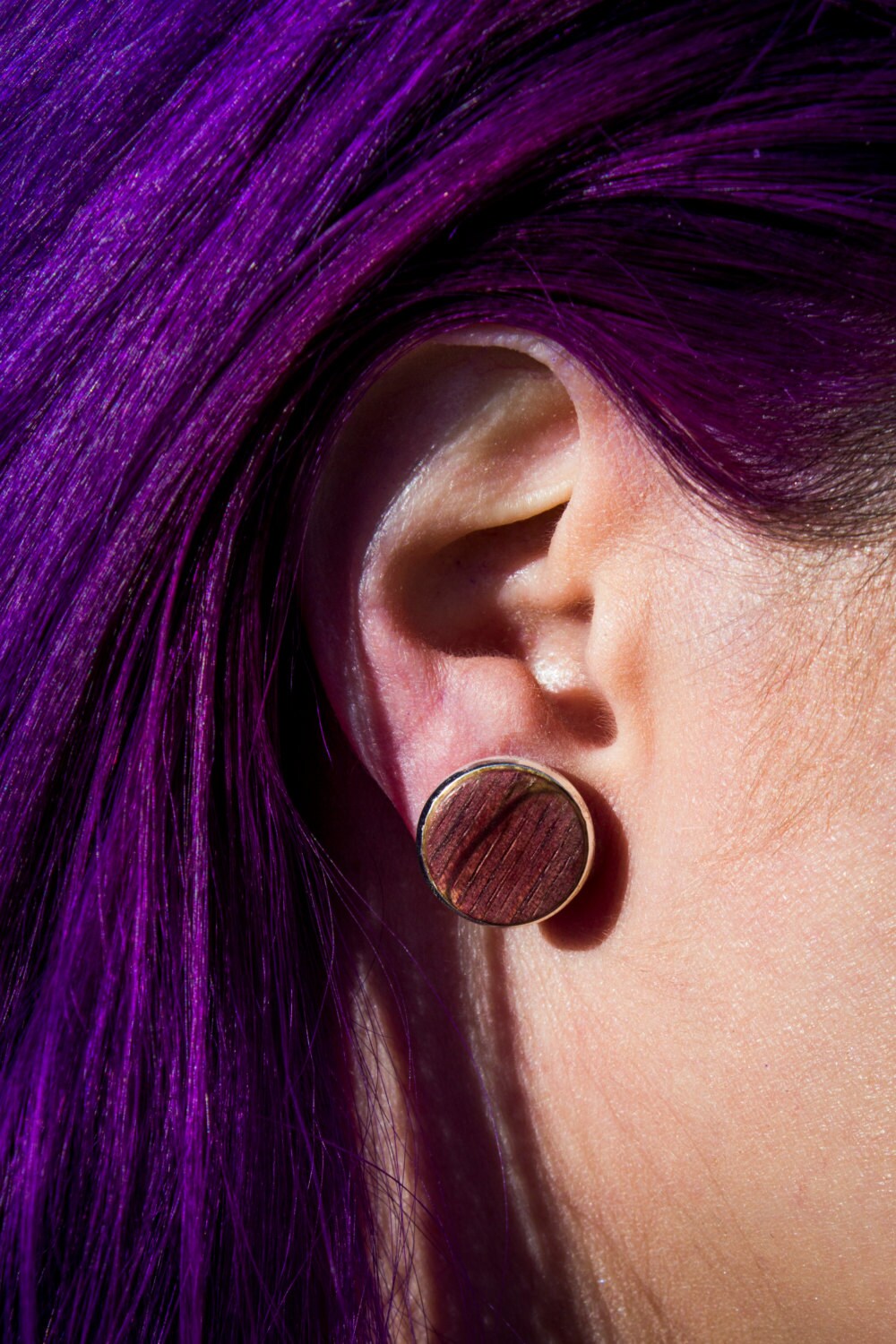 Wine Stave Stud Earrings - Studs - Made from reclaimed California wine barrels. 100% Recycled!