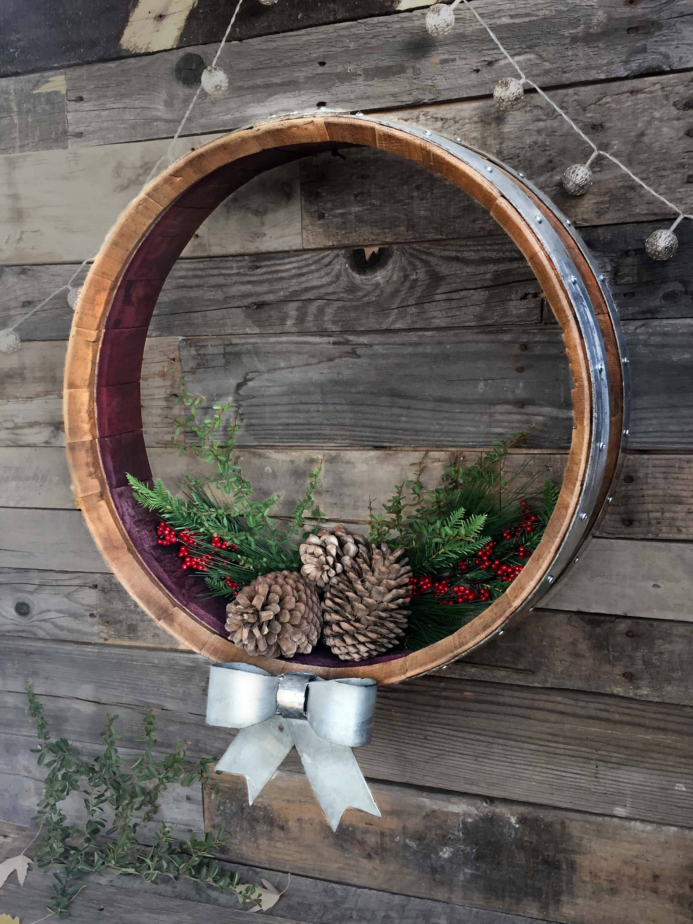 Wall best sale wreath hanger