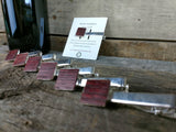 Wine Barrel Tie Clip - Salutations - Made from Retired Cabernet California Wine Barrels. 100% Recycled!