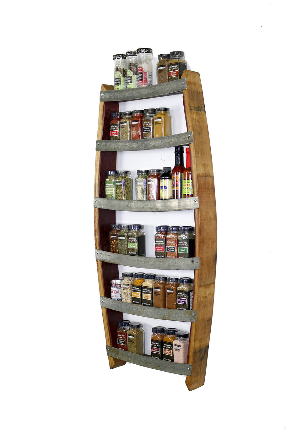 Wine Barrel Spice Rack Thyme Made from retired California wine barrels 100 Recycled