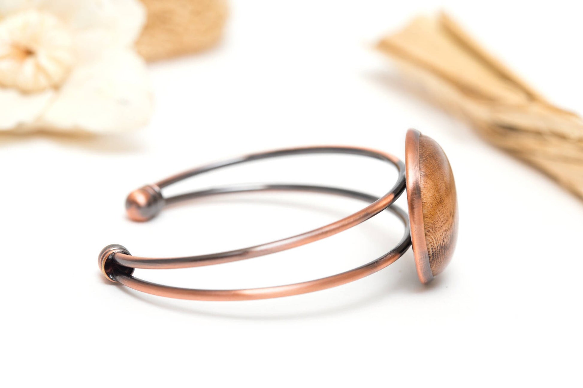 Copper Grapevine Bangle Bracelet - Celetto - Made from retired Cabernet grapevines 100% Recycled!