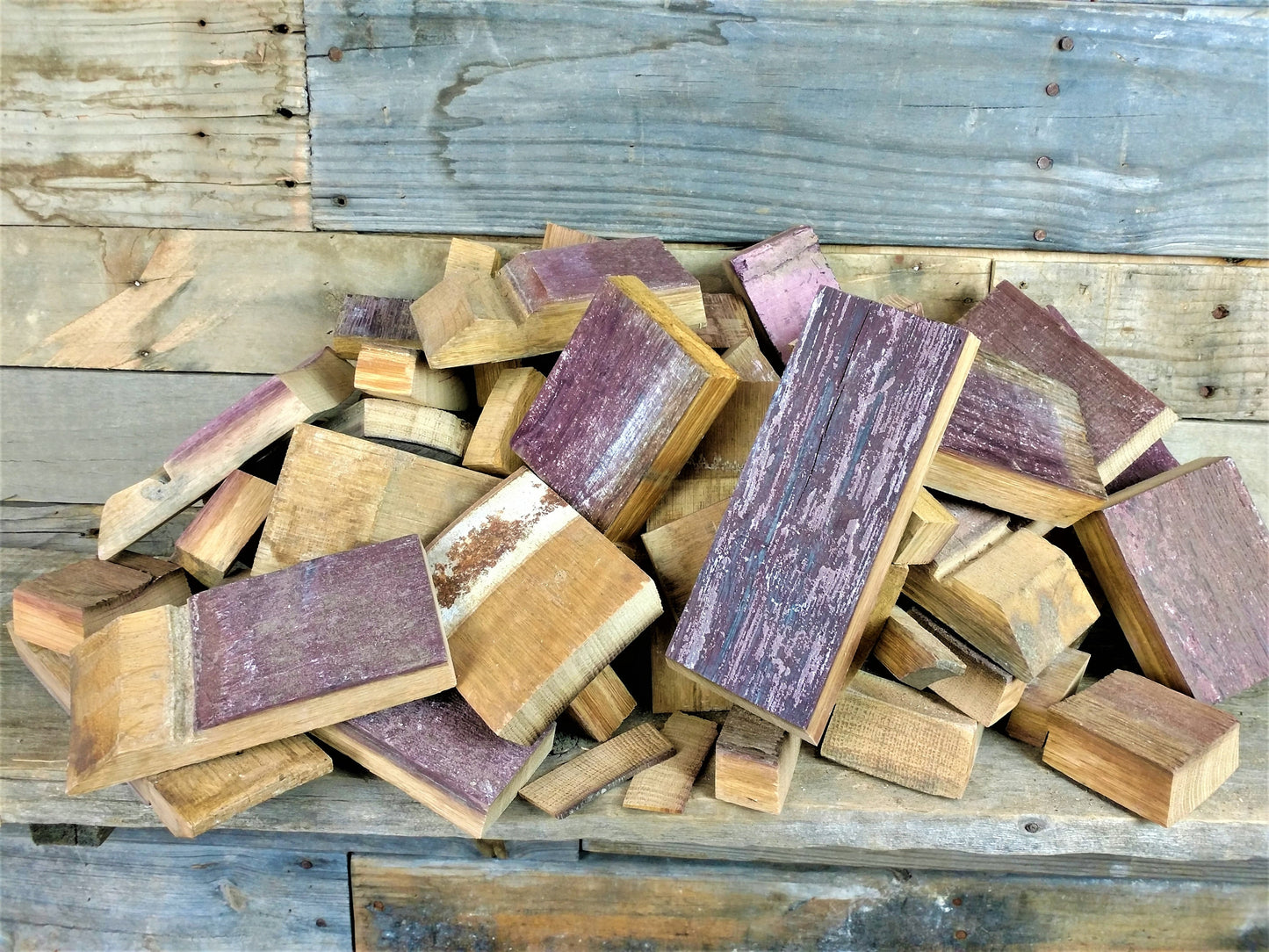 BBQ Sale! Wine Barrel pieces for grilling made from retired wine barrels 100% Recycled!