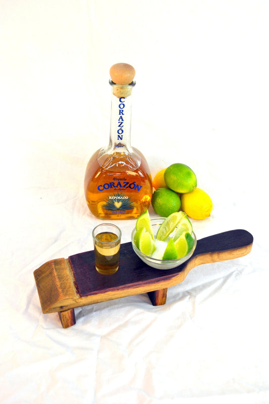 Barrel Stave Tequila Server - Miti - Made from reclaimed California wine barrels 100% Recycled!