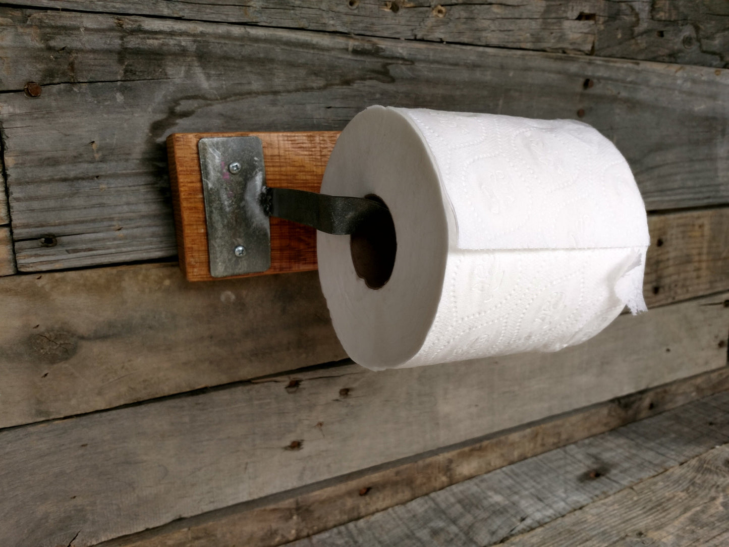 Wine Barrel Toilet Paper Holder - Titola - Made from retired California wine barrels. 100% Recycled!