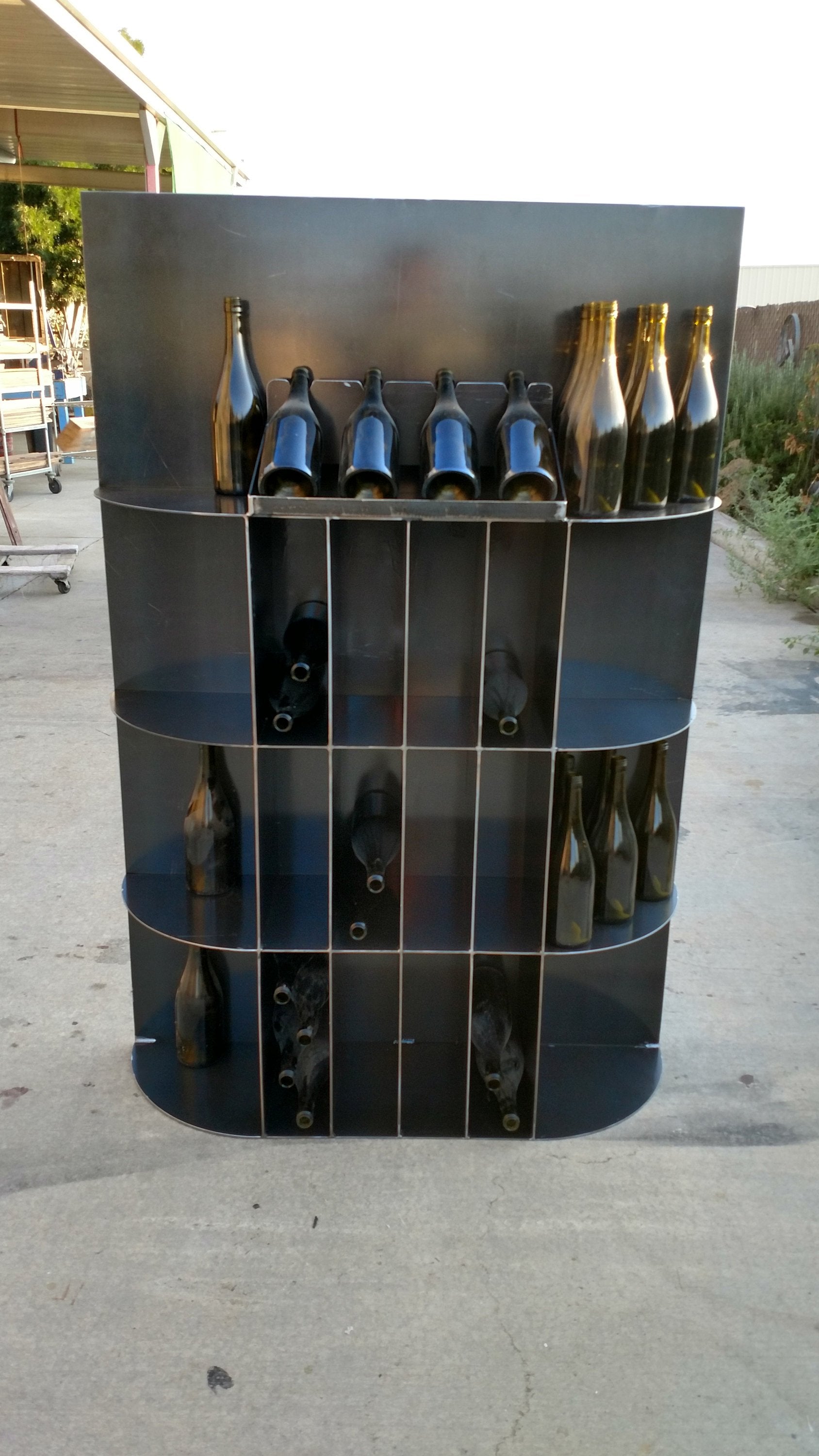 WINE RACK Collection - Keluli - Modern Industrial Wine Rack 