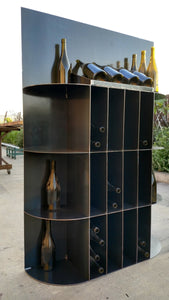 WINE RACK Collection - Keluli - Modern Industrial Wine Rack 