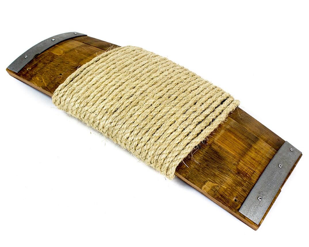 Wine Barrel Cat Scratcher - Termagant - Made from retired California wine barrels. 100% Recycled!