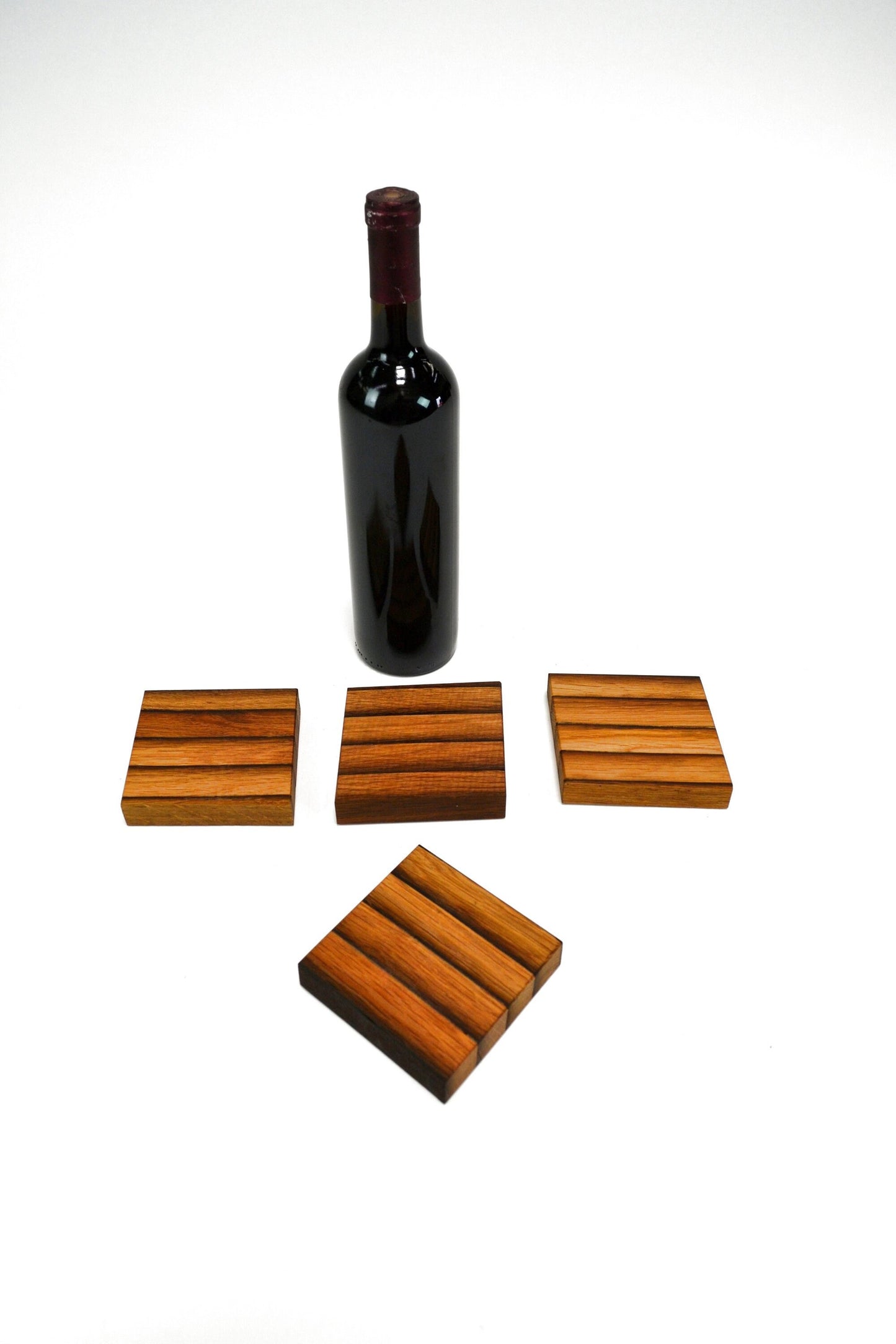 Wine Barrel Coasters - Tabaka - Made from retired California wine barrels - 100% Recycled!