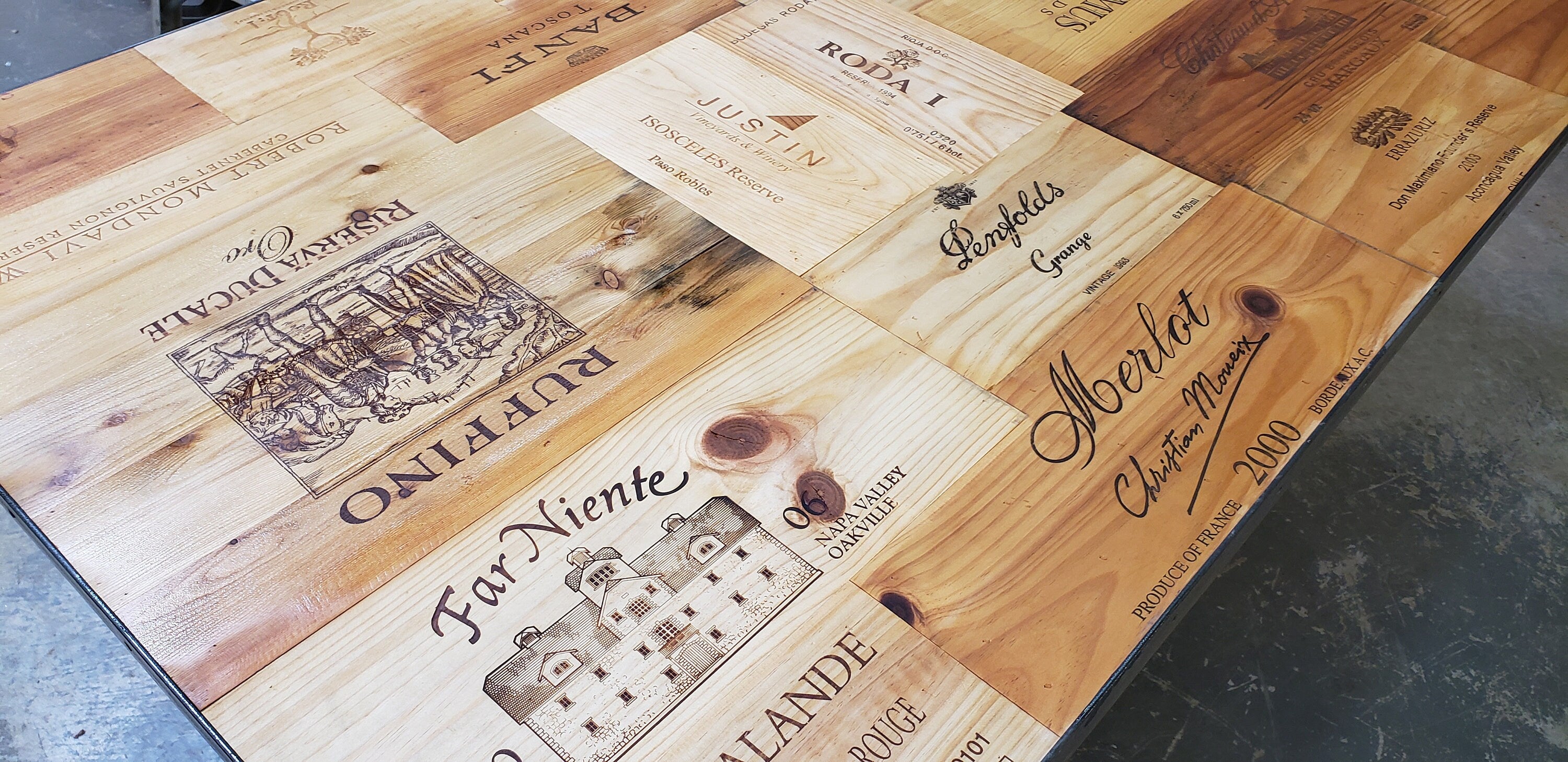 Tafla Wine Crate Dining Table