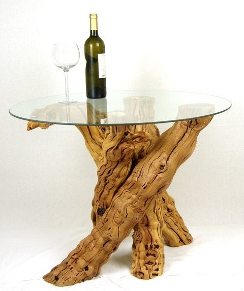 Grapevine Side Table - Fiano - Made from retired California grapevines. 100% Recycled!