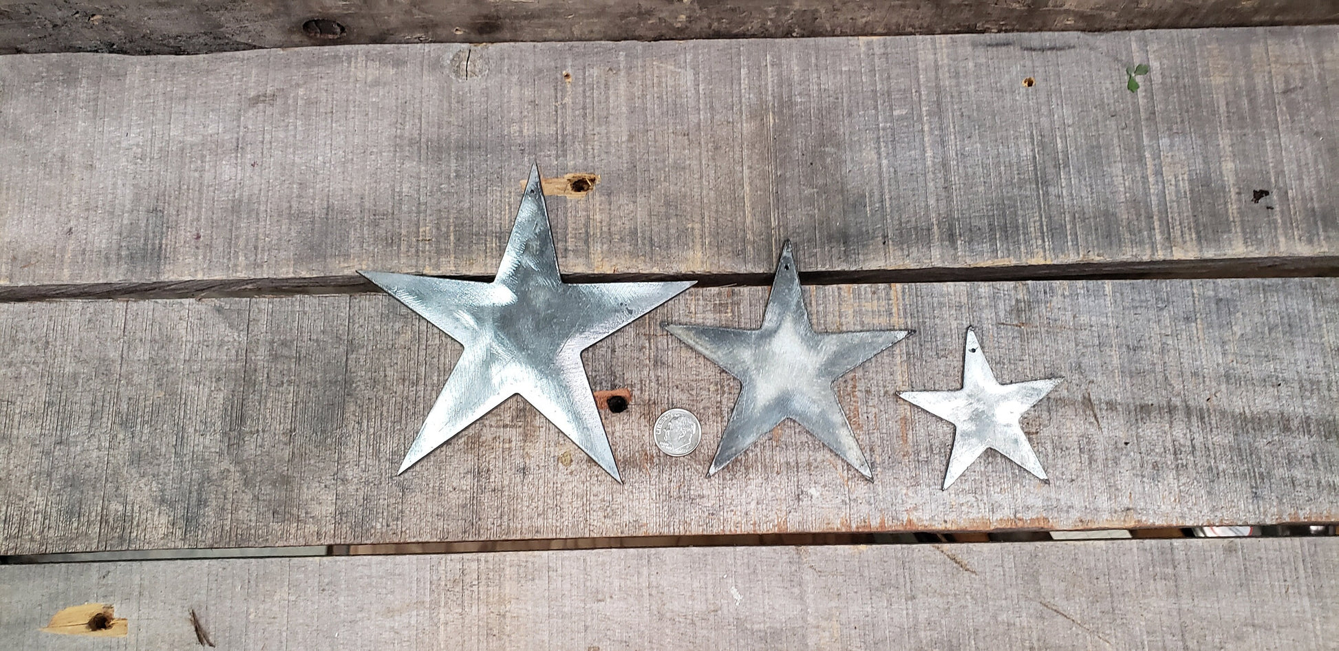 Stars Ornaments - Stella - made from retired Napa Wine Barrel Rings. 100% Reclaimed!