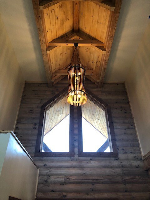 Wine Barrel Catch Chandelier - Dromiacea - Made from retired California wine barrels. 100% Recycled!