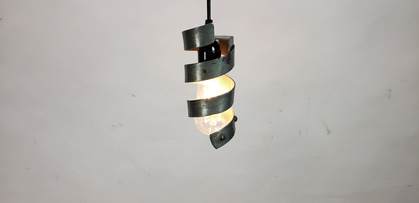 Wine Barrel Ring Pendant Light - Vima - Made from Retired California wine barrel rings. 100% Recycled!