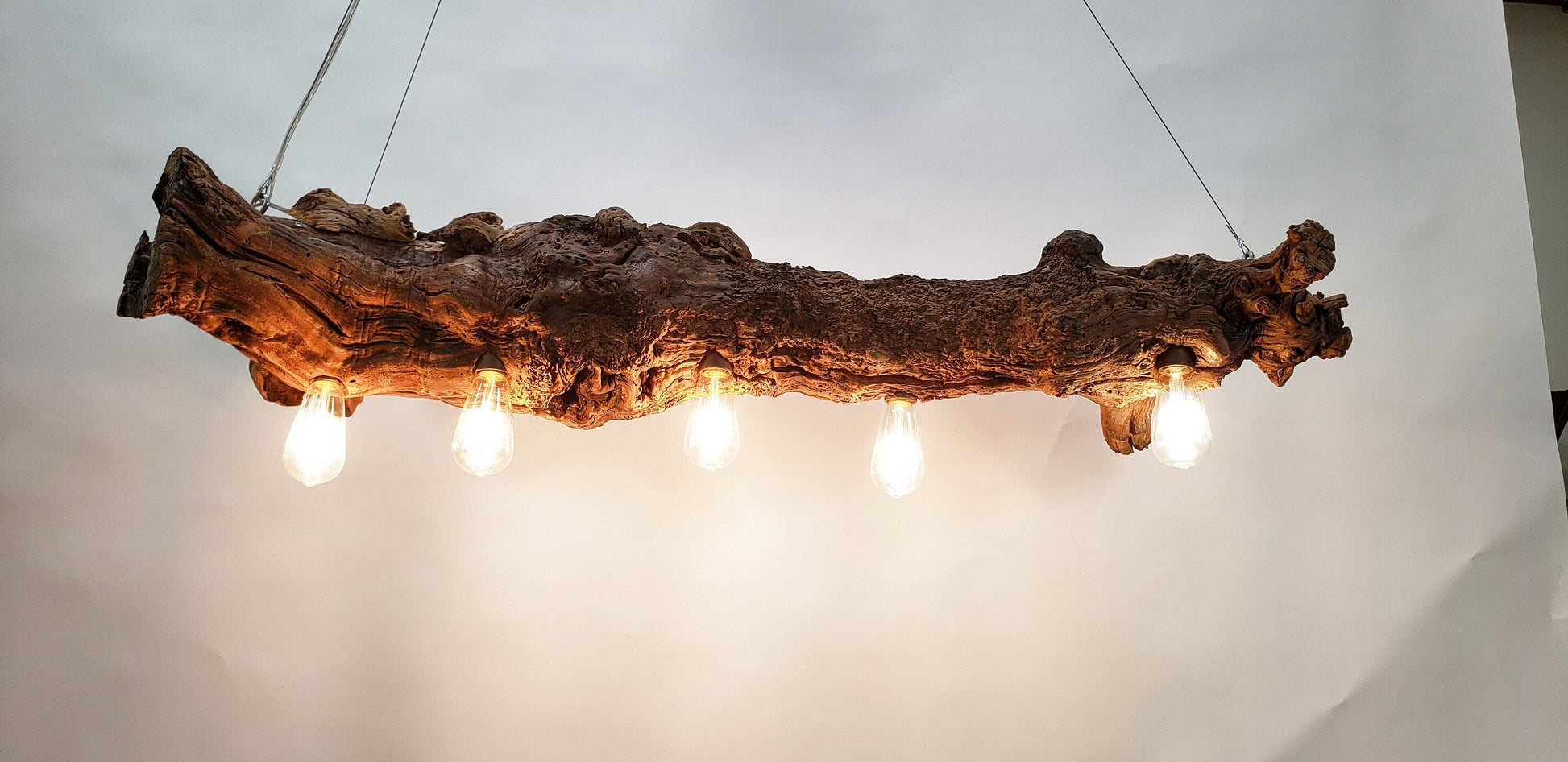Grapevine Chandelier - Nava - Made from retired California grapevines - 100% Recycled!