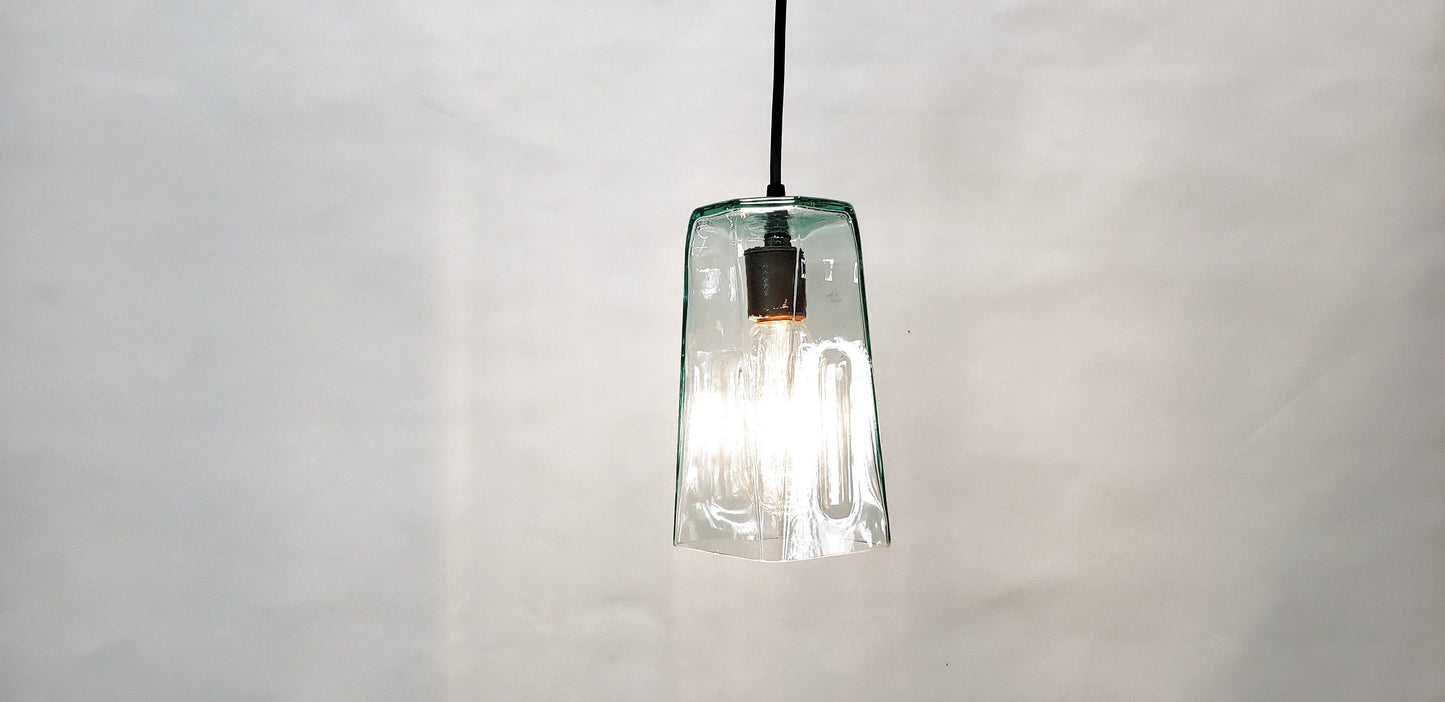 Recycled glass pendant light - Amsterdam - Pendant Light. 100% Recycled Glass!