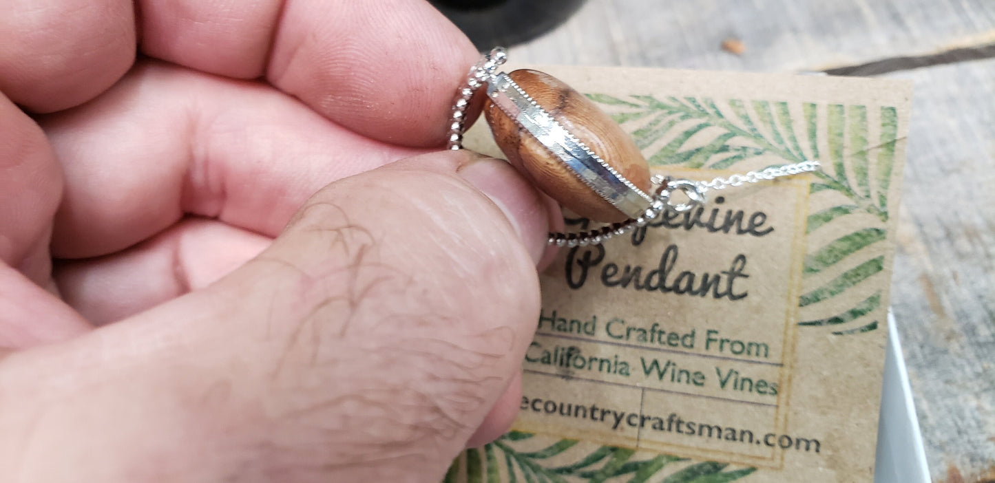 Grapevine Pendant - Allvar - Made from retired California grape vines. 100% Recycled!