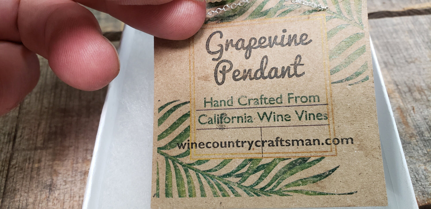 Grapevine Pendant - Allvar - Made from retired California grape vines. 100% Recycled!