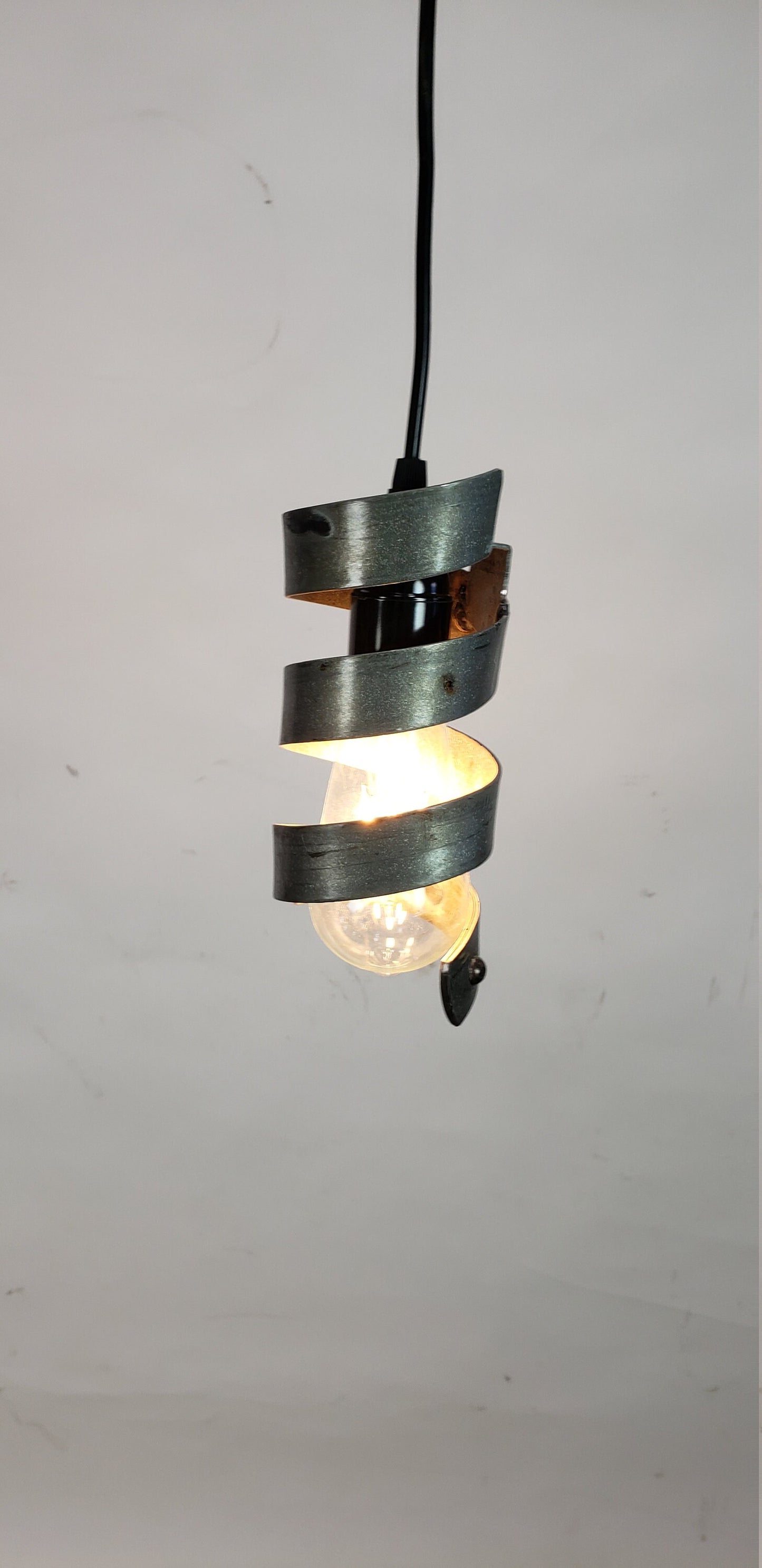 Wine Barrel Ring Pendant Light - Vima - Made from Retired California wine barrel rings. 100% Recycled!