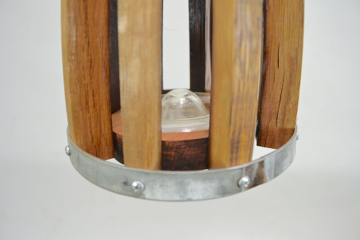 Wine Barrel Pendant Light - Koni - Made from retired California wine barrels 100% Recycled!