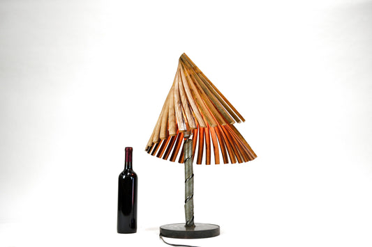 Wine Barrel Desk Lamp - Portaat - Made from retired California wine barrels. 100% Recycled!