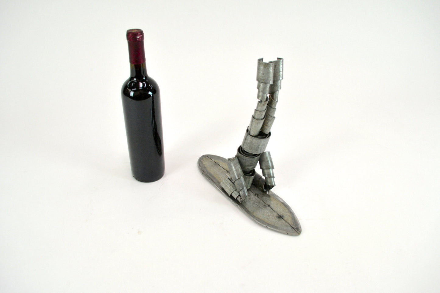 Paddle board Wine Barrel Ring Wine Bot - Tandha - Made from retired CA wine barrel rings. 100% Recycled!