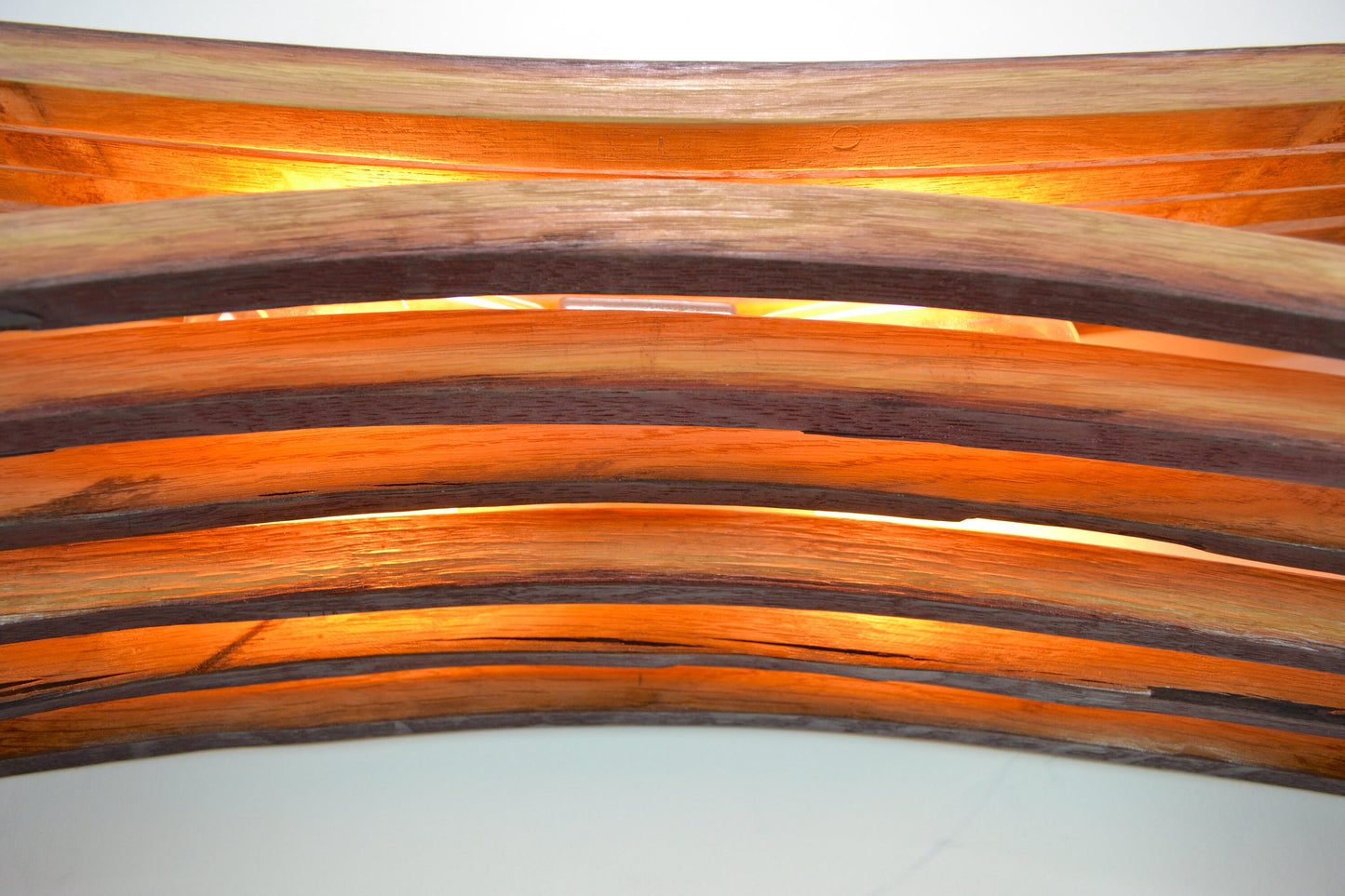 Wine Barrel Wall Sconce - Tagata - Made from retired California wine barrels 100% Recycled!