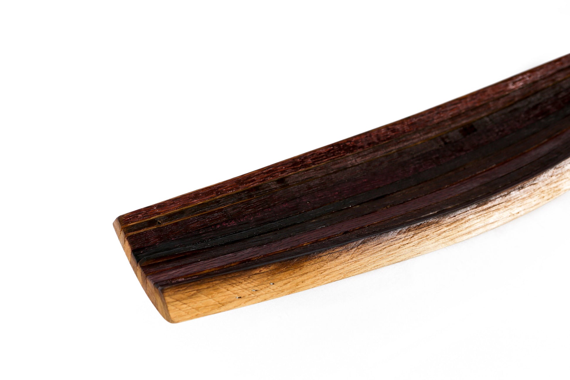 Barrel Stave Display Tray - Katra - Made from retired California wine barrels. 100% Recycled!