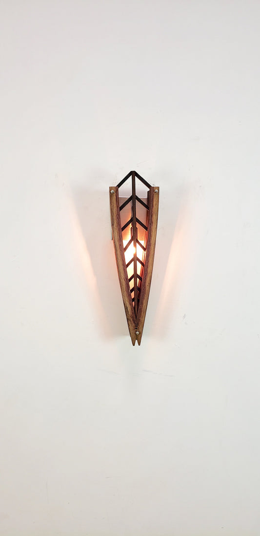 Wine Barrel Wall Sconce - Musim - Made from retired California wine barrels - 100% Recycled!