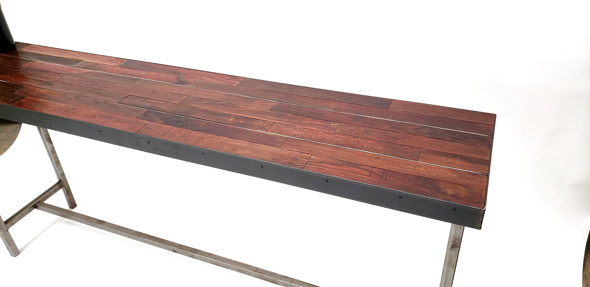 SALE Wine Barrel Entry / Sofa / Console Table - Katan - Made from retired California wine barrels. 100% Recycled!