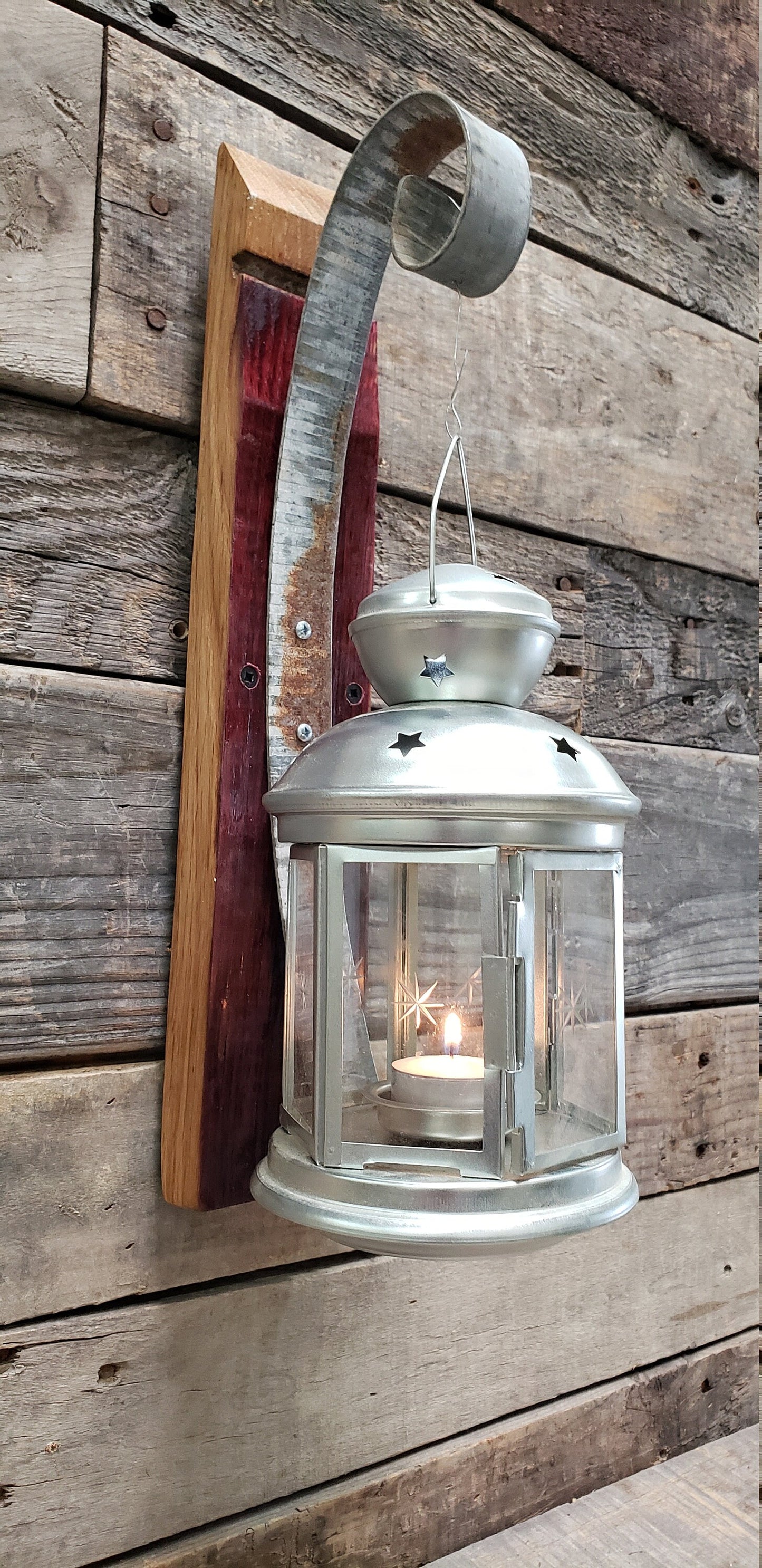 SALE Wine Barrel Candle Holder - Fetu - made from Opus 1 wine barrels 100% Recycled
