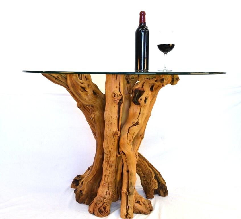Grapevine Dining Table - Calabrese - Made from retired California wine vines. 100% Recycled!