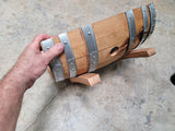Wine Barrel Pet Bed 0748 Made from retired CA wine barrels. 100% Recycled!