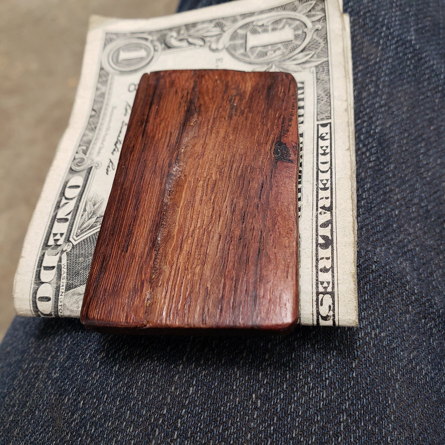 Grapevine Money Clip Made from Retired Cabernet California Grape Vines. 102621-08 100% Recycled!