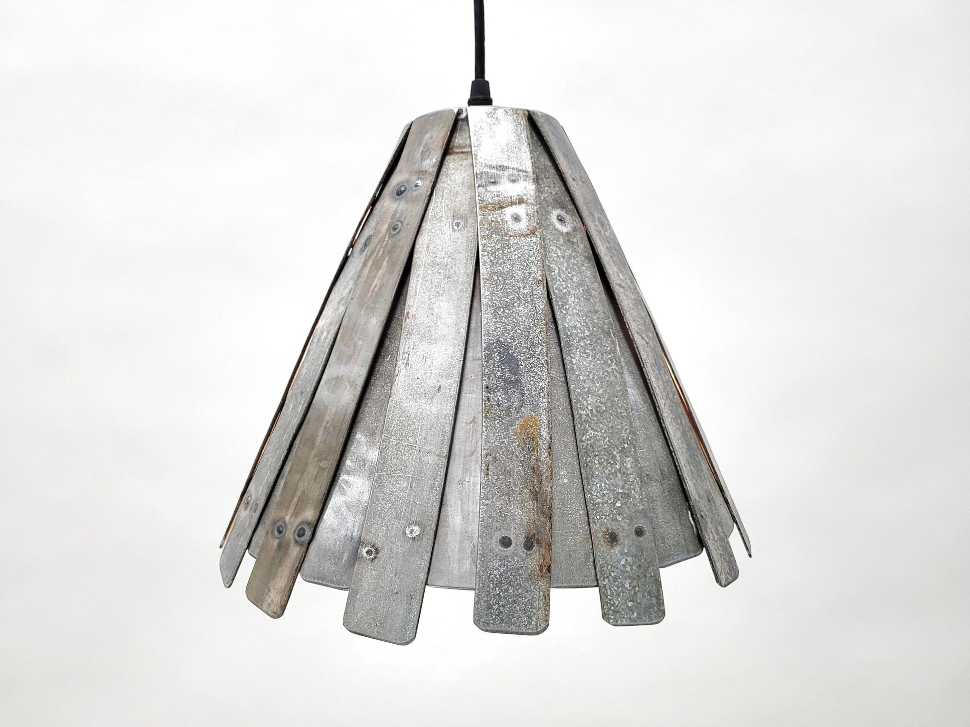 Wine Barrel Ring Pendant Light - Yivli - Made from retired California wine barrel rings. 100% Recycled!
