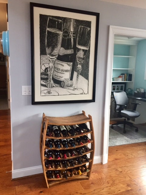 Wine Barrel Wine Rack - Alsace - Made from retired California wine barrels - 100% Recycled!