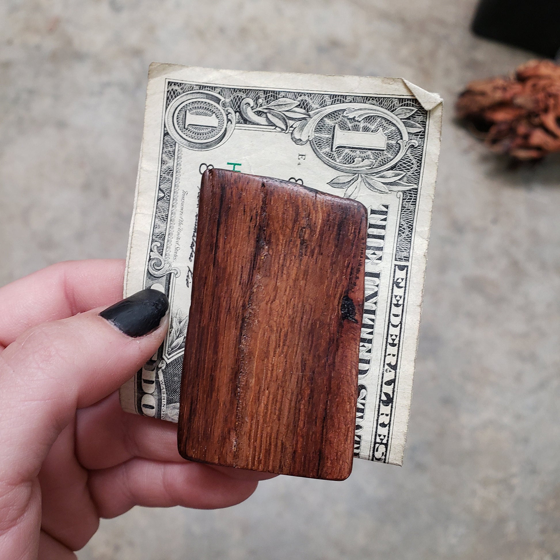 Grapevine Money Clip Made from Retired Cabernet California Grape Vines. 102621-08 100% Recycled!