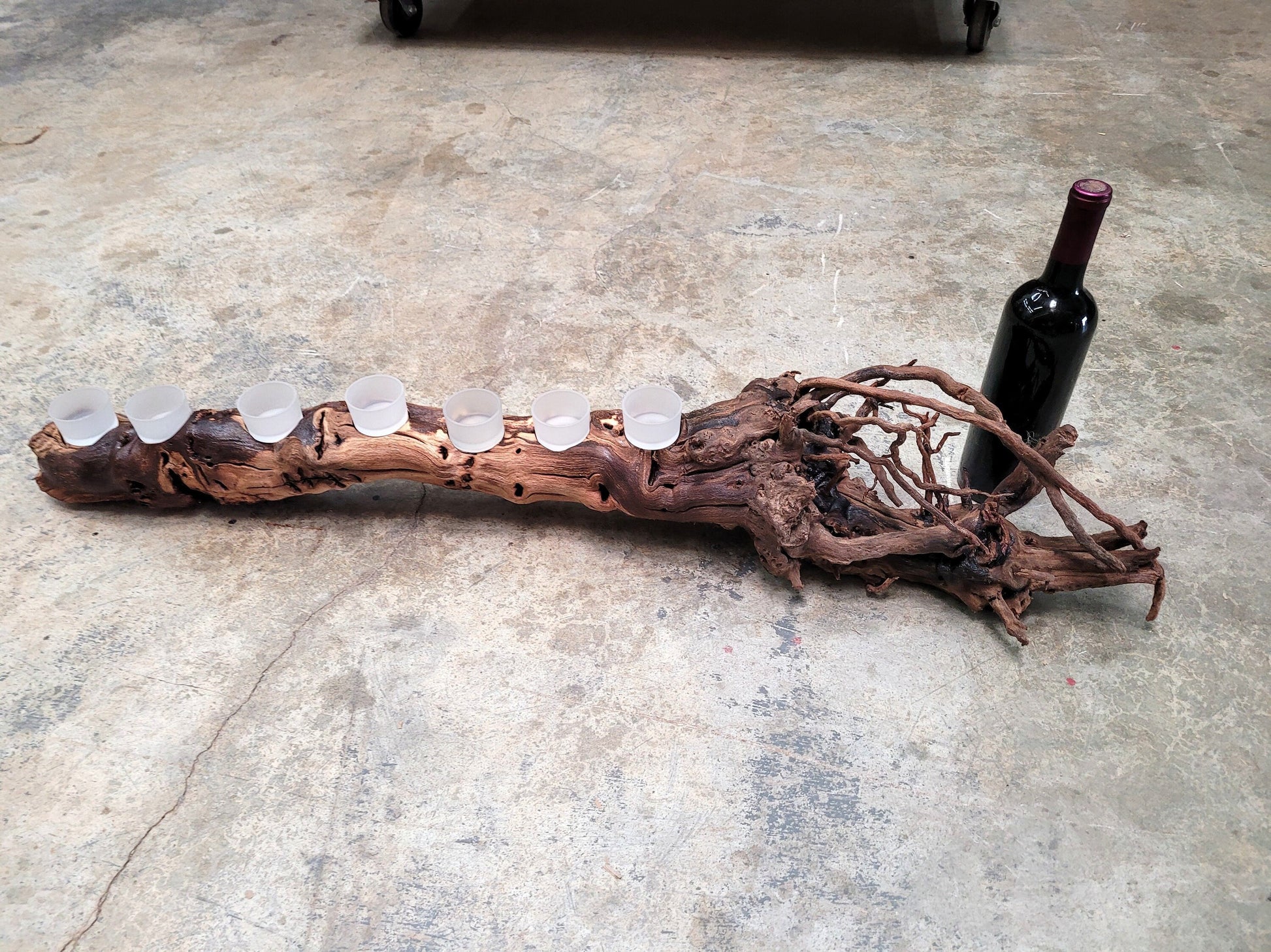 Grapevine Candle Holder Cabernet from V. Sattui winery - One of a Kind 100% Recycled + Ready to Ship!