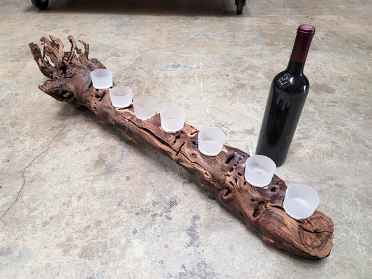 Grapevine Candle Holder Cabernet from V. Sattui winery - One of a Kind 100% Recycled + Ready to Ship!