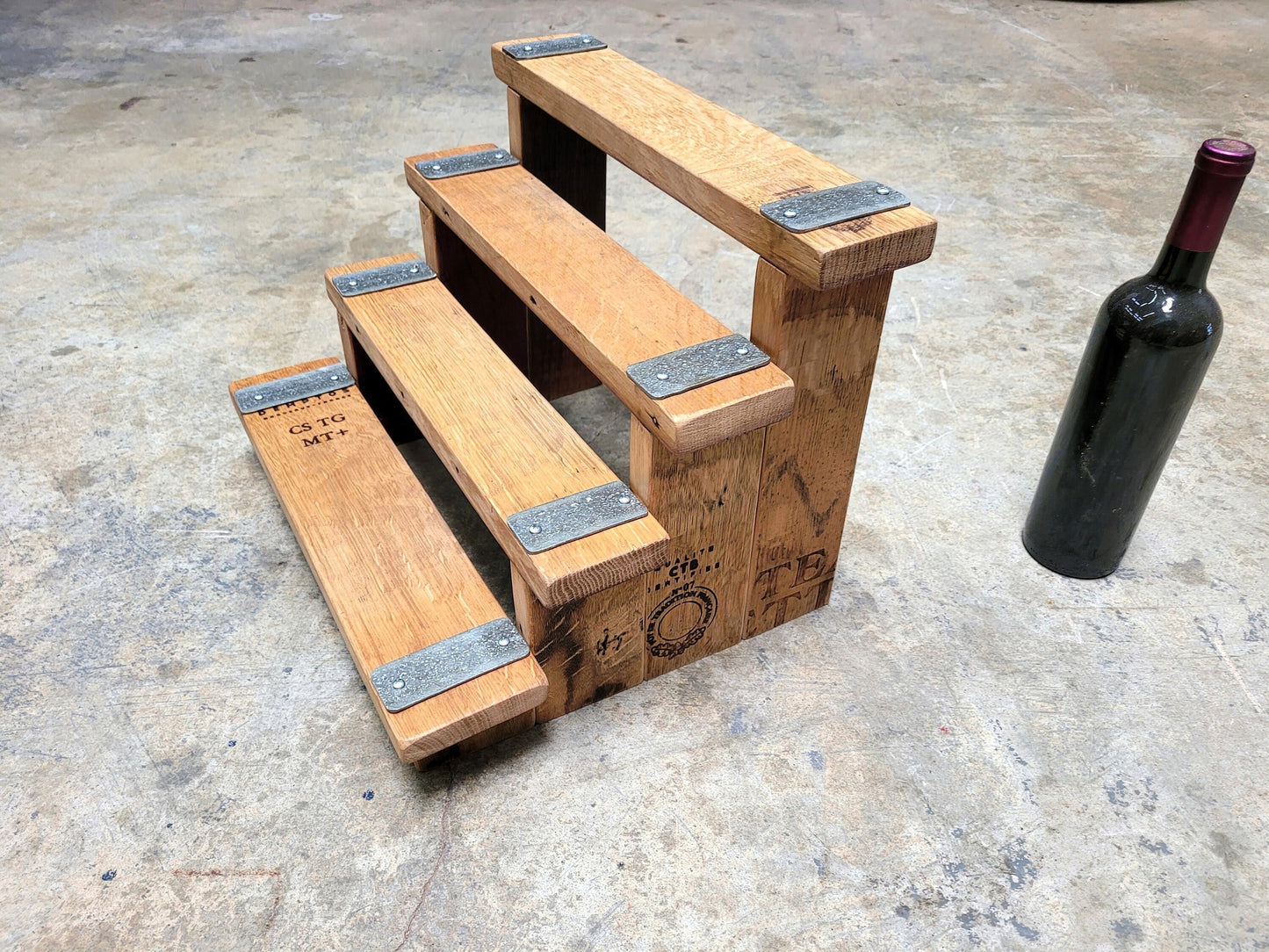 Wine Barrel Pet Stairs - Tangga - Made from retired California wine barrels. 100% Recycled!