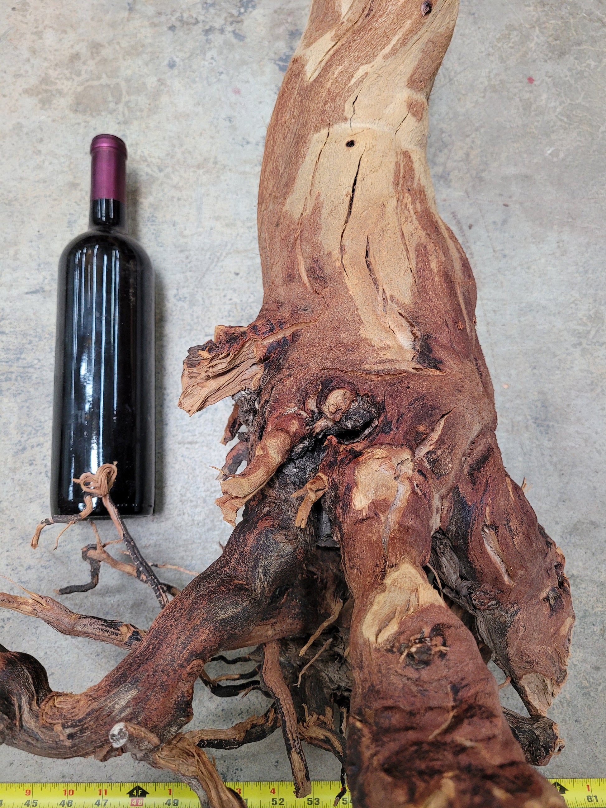 Zinfandel Old Grapevine Art From Turley Winery 100% Reclaimed + Ready to Ship!! 030822-7