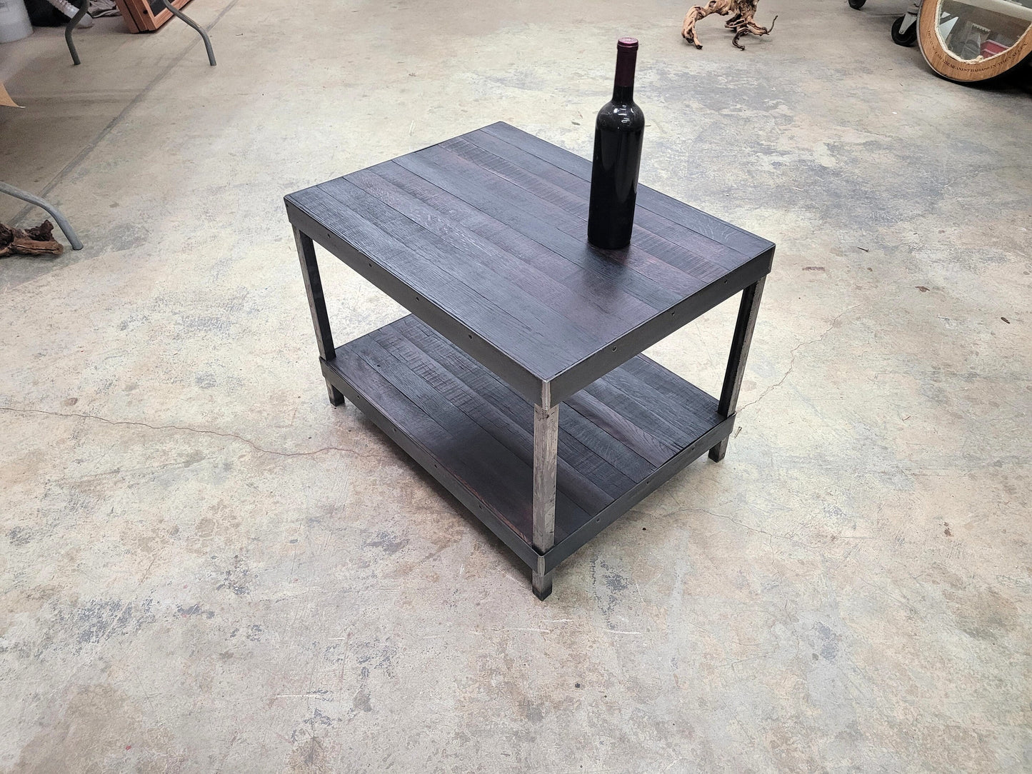 Wine Barrel Coffee Table - Puoli - Made from retired Napa wine barrels. 100% Recycled!