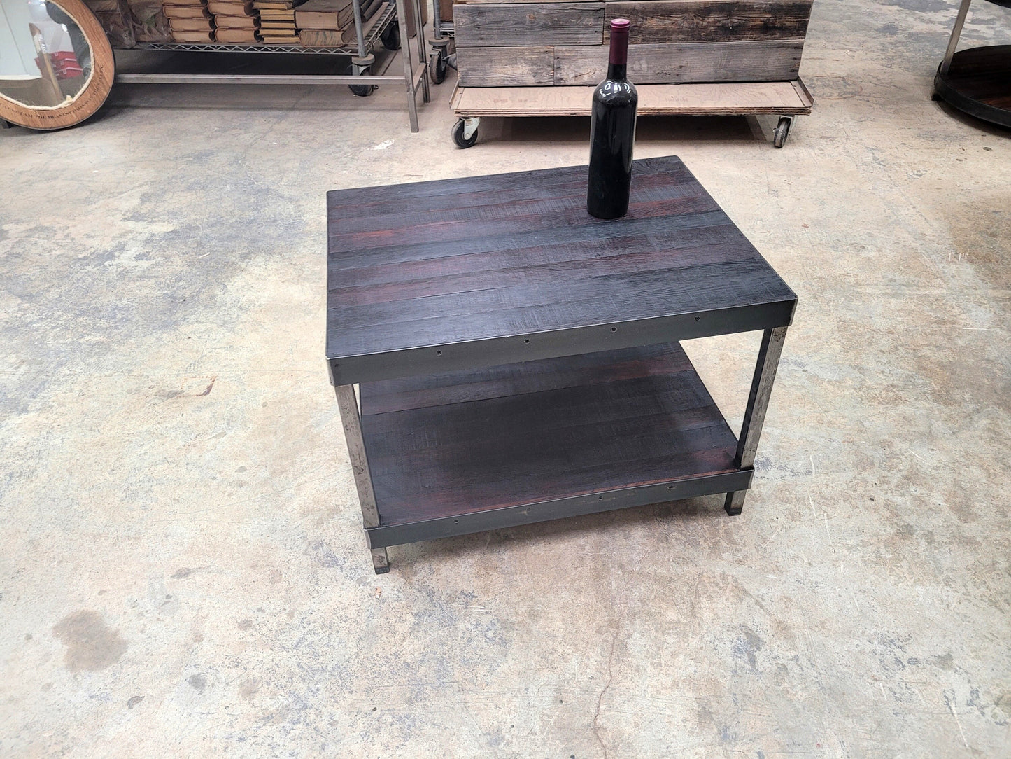 Wine Barrel Coffee Table - Puoli - Made from retired Napa wine barrels. 100% Recycled!